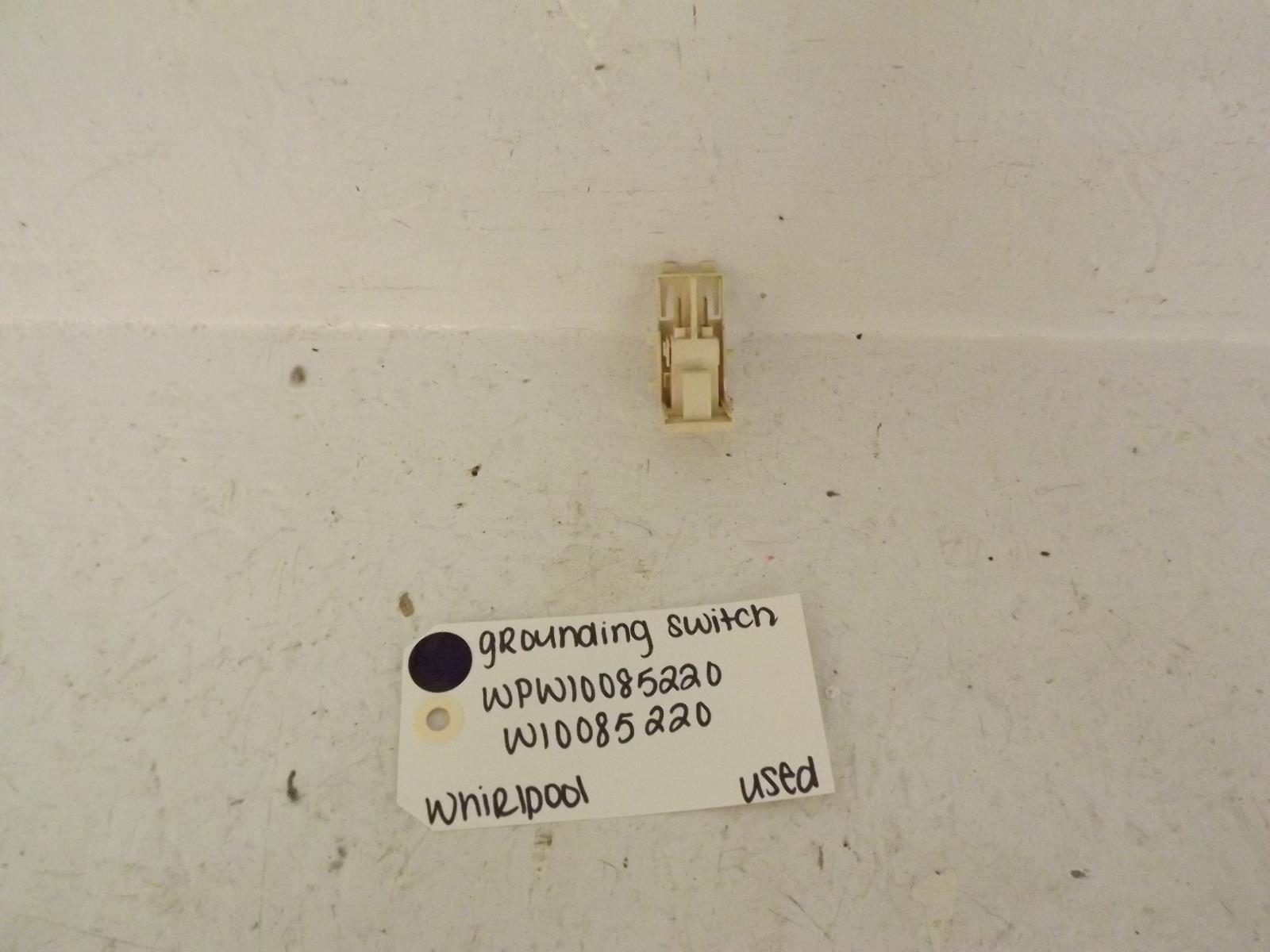 Whirlpool Washer WPW10085220 W10085220 Grounding Switch Used Whirlpool Washer WPW10085220 W10085220 Grounding Switch Used